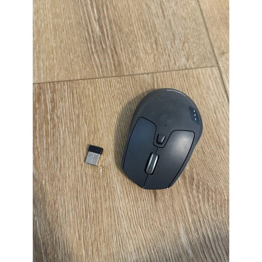 Logitech M720 Triathlon Multi-Device Wireless Mouse, Bluetooth Dongle TESTED